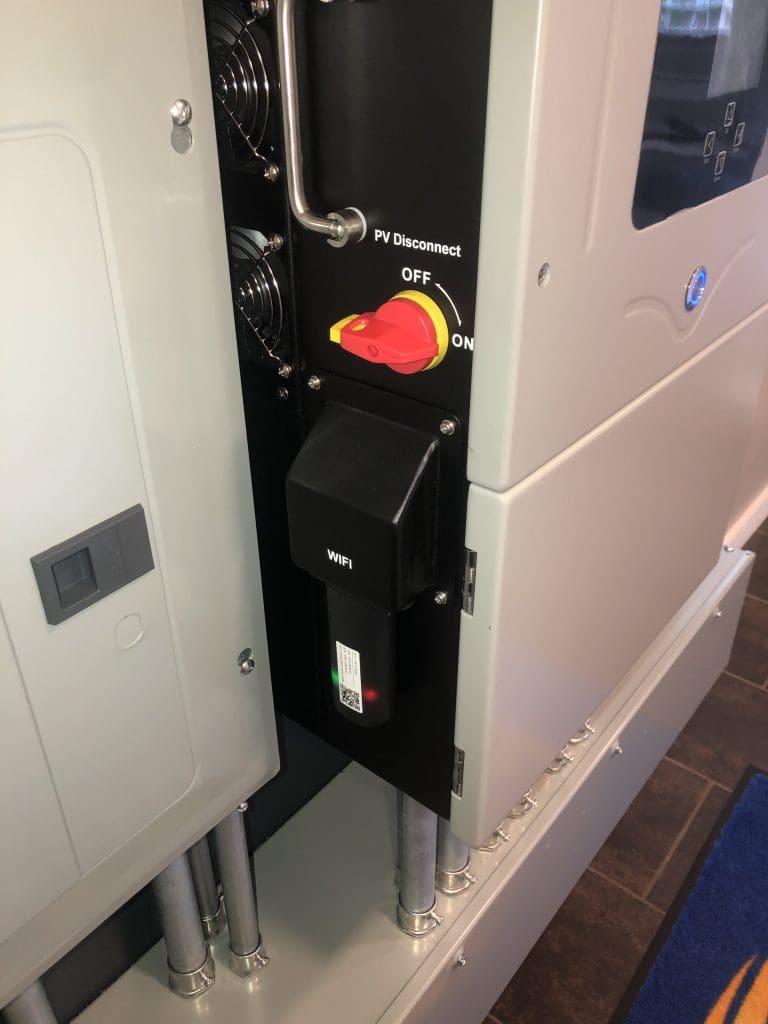 PV disconnect switch detail